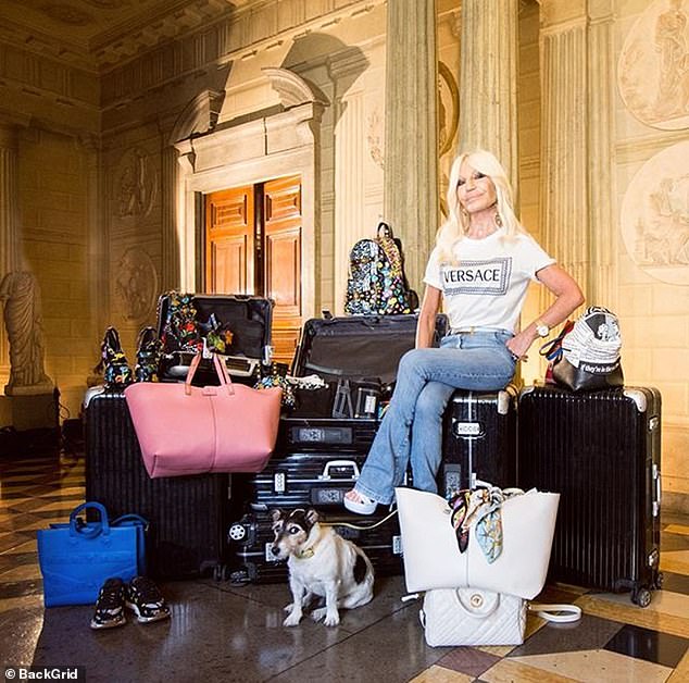 Donatella, chief creative officer of fashion label Versace, only uses light, robust Rimowa aluminium suitcases