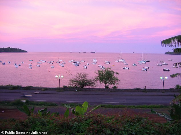 The weird humming signals — of which more than 400 were detected from near the island of Mayotte, pictured — were first picked up in late 2018 but their origins had been unknown