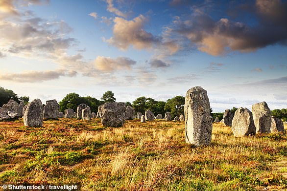 Otherworldly: Prehistoric stones in their thousands can be found outside Carnac