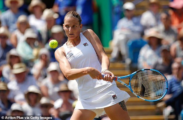 Karolina Pliskova has struggled at Wimbledon but her serve is her great strength