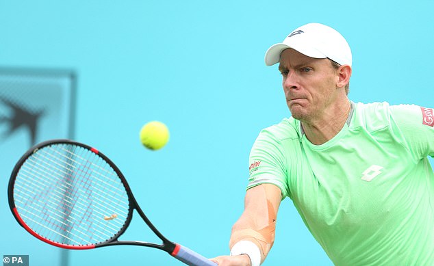 An elbow injury has frustrated Kevin Anderson but he has a potent first and second serve