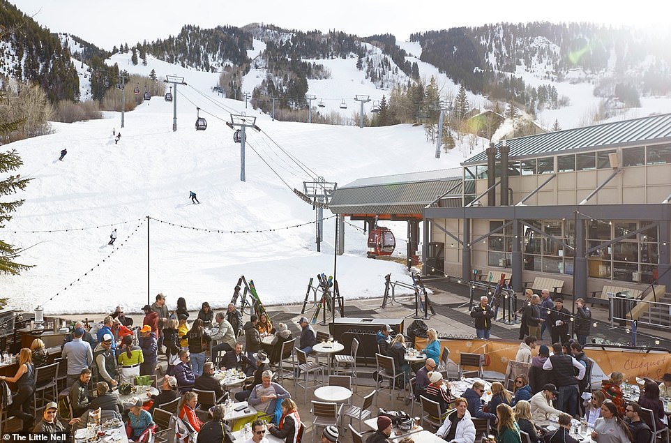 From slopes to social: Head to the Ajax Tavern's sun-drenched terrace to catch up with friends