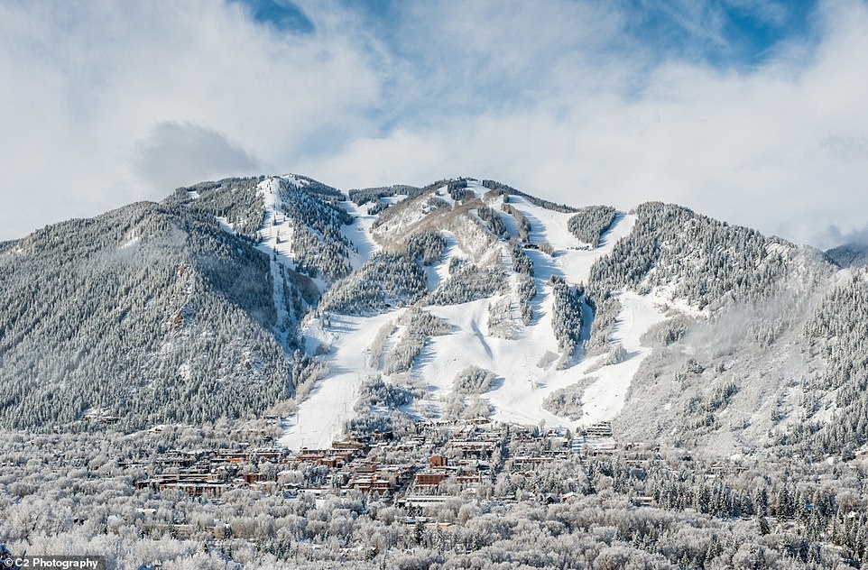 Winter playground: The sun-soaked slopes have become a destination for socialites, movie stars and every stripe of corporate C.E.O.